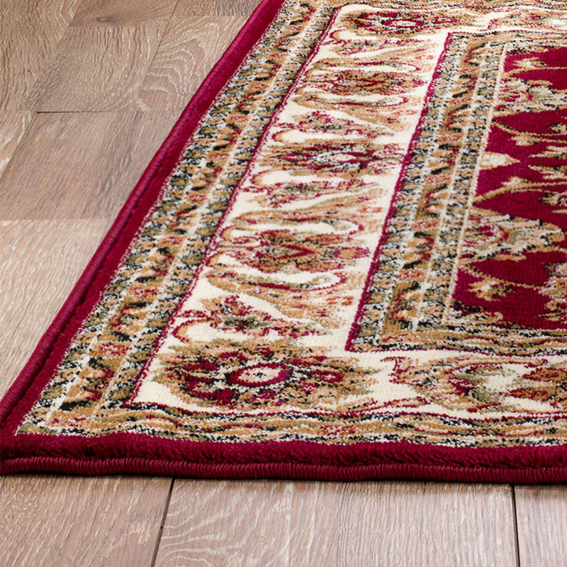 Moran Brown/Burgundy Area Rug & Reviews Birch Lane